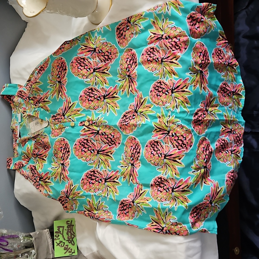 All For Color Vibrant Floral Sleeveless Top